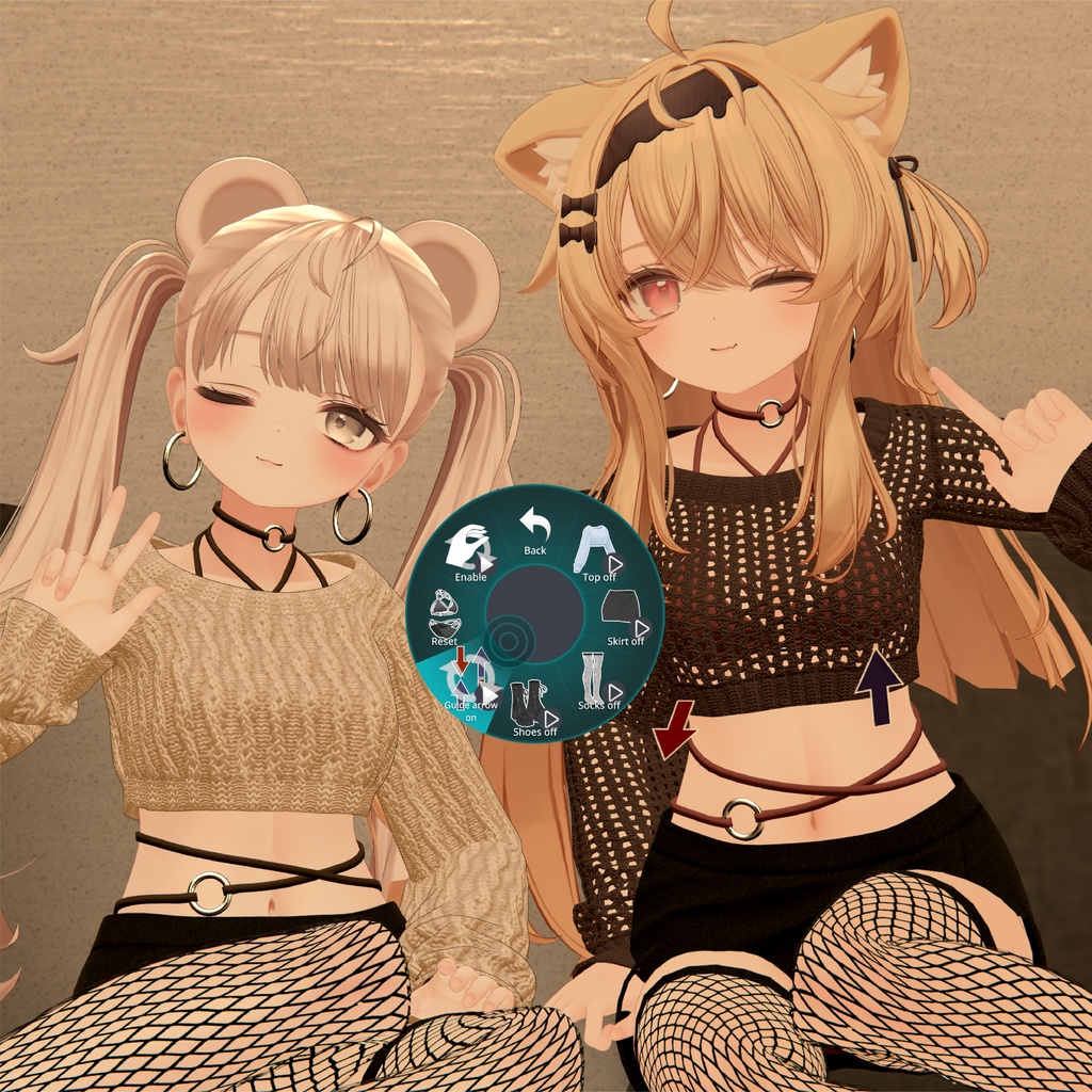 【KAIHOU BIKINI】👙 VRChat Gimmick Clothing