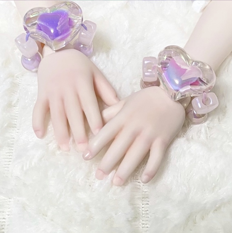 ♡ハートのブレスレット♡セット(MDDサイズ/2個セット)