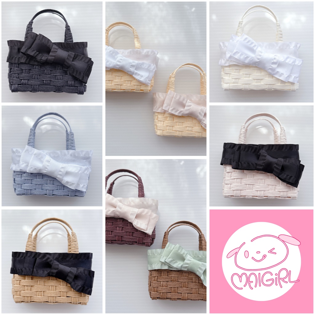 フリルカゴバッグ(1/4サイズ)