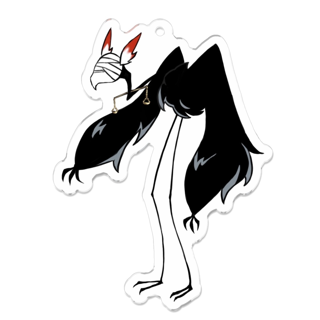 審判鳥 アクリルキーホルダー(70×70)