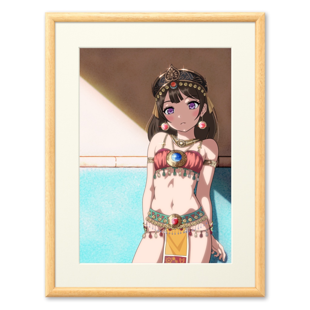 古代インドの踊り子 複製画