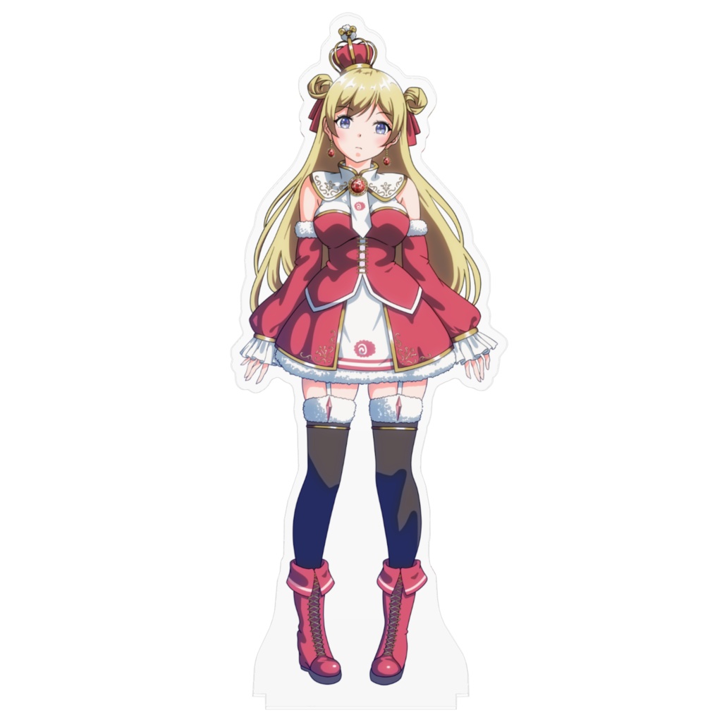 金髪のフリース アクリルフィギュア