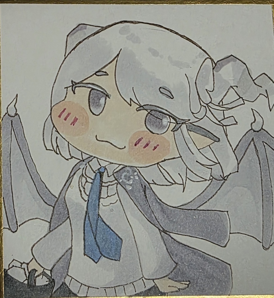 手描き色紙リクエスト