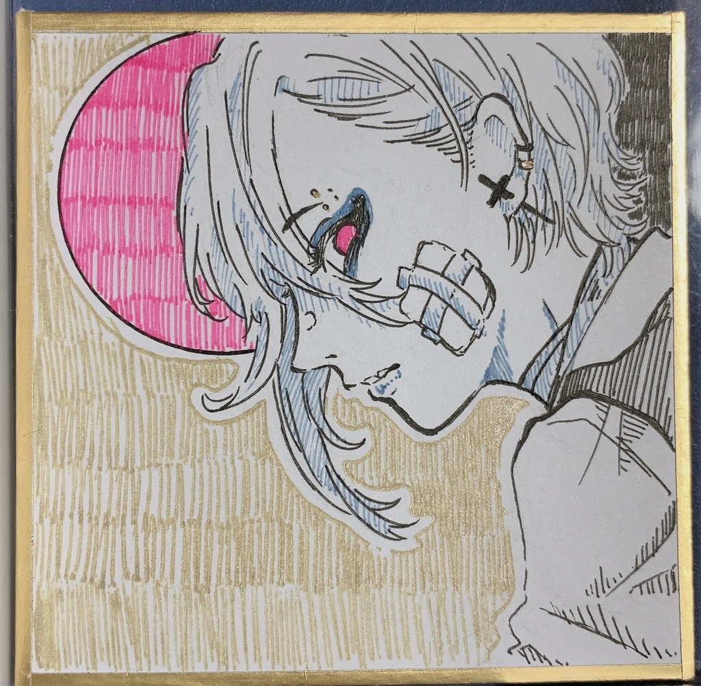 ミニ色紙 マリ