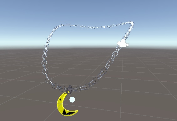 「無料配布」動くmoon_necklace