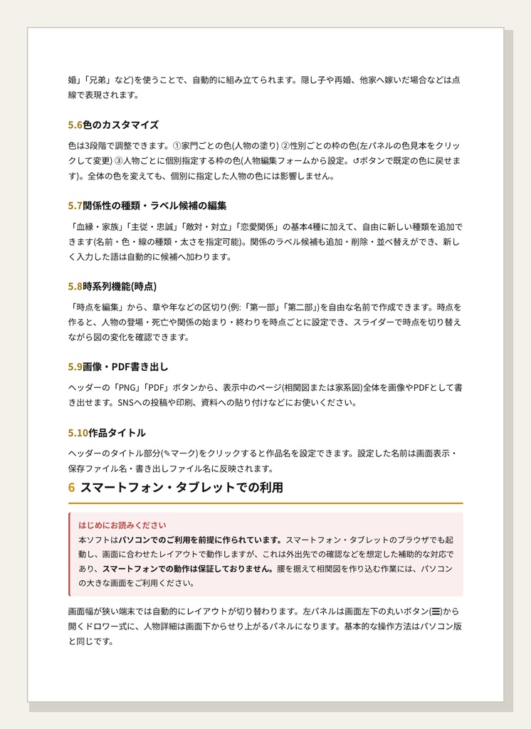 【無料】だれだれマップ 取扱説明書(ソフト本体は別商品です)