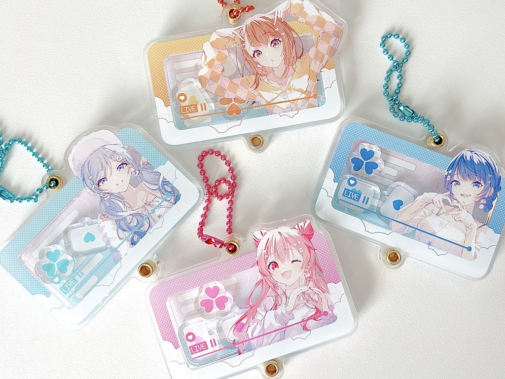 【再販】【クリエイターズフェスタ2025】配信画面風シャカシャカアクキー【桐谷遥】