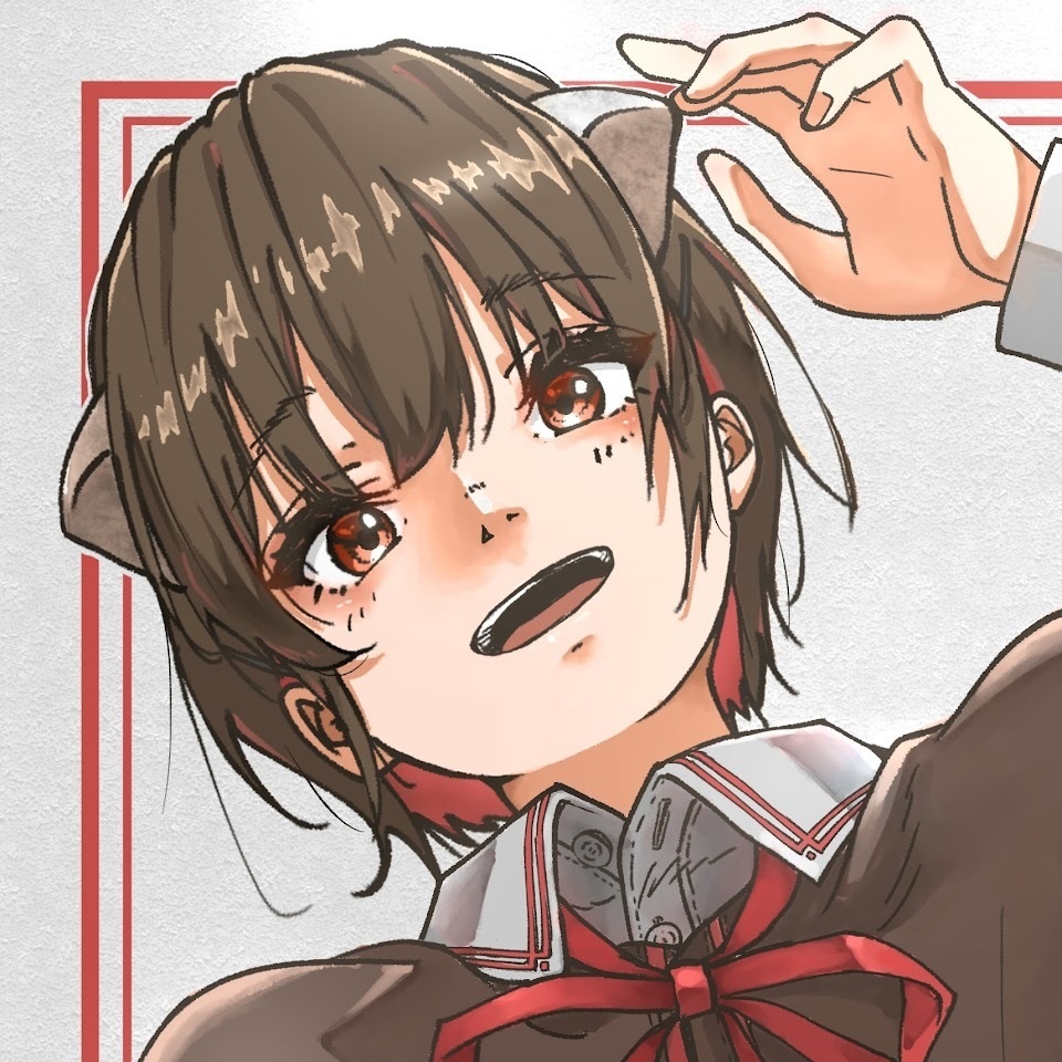 紅葉ちゃんイラスト【背景透過版つき】ポスターやアイコンなどに！