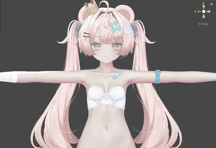 【修正版】簡単導入!汎用ちょいリアル肌マテリアル【poiyomi】