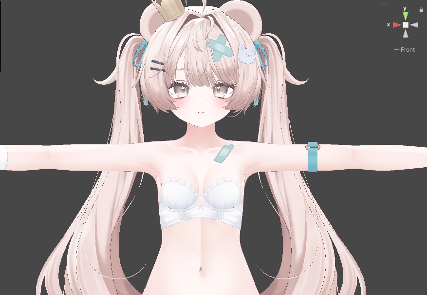 【修正版】簡単導入!汎用ちょいリアル肌マテリアル【poiyomi】