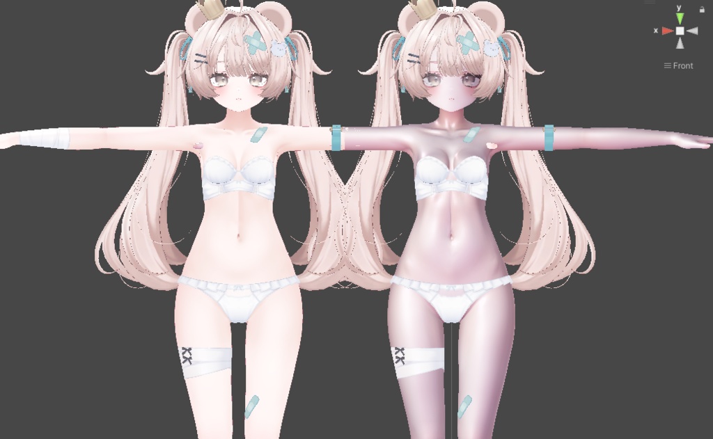 導入簡単!普段Poiyomi Proしか使わない人が作った汎用艶メロピンク肌💕【Liltoon】