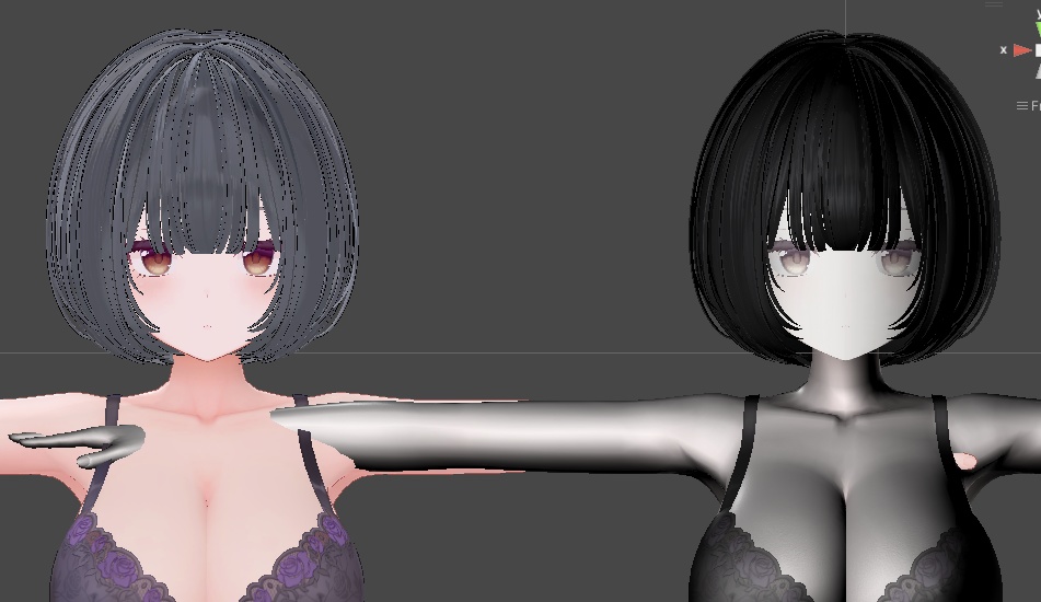 【発売超セール!】調整自由!普段Poiyomi Proしか使わない人が作った汎用灰肌黒リム【liltoon】