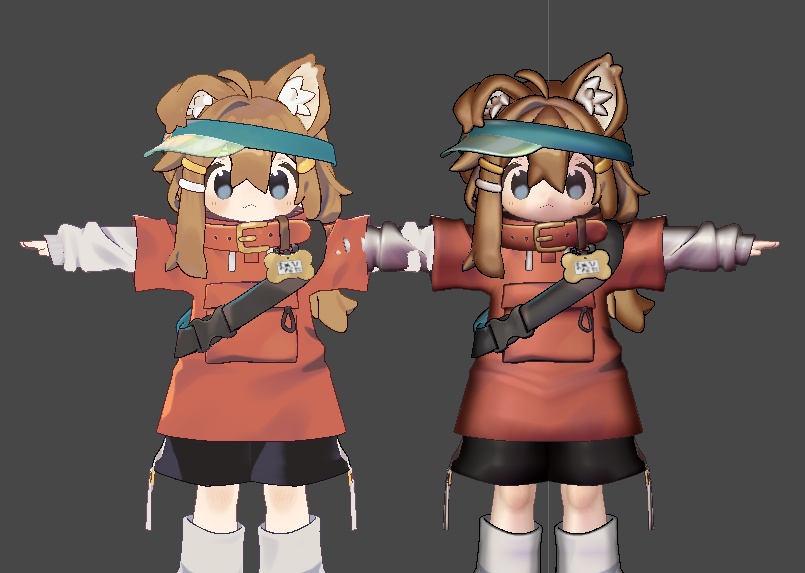 簡単導入で一味違う質感へ!まめひなた向けリアルマテリアル【poiyomi】