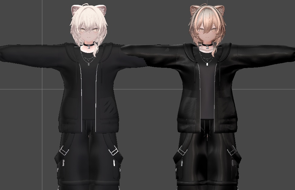 デフォ衣装でも輝く!真央向けリアルマテリアル【poiyomi】