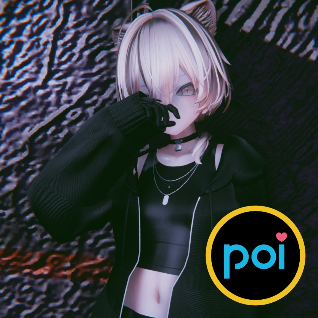 デフォ衣装でも輝く!真央向けリアルマテリアル【poiyomi】