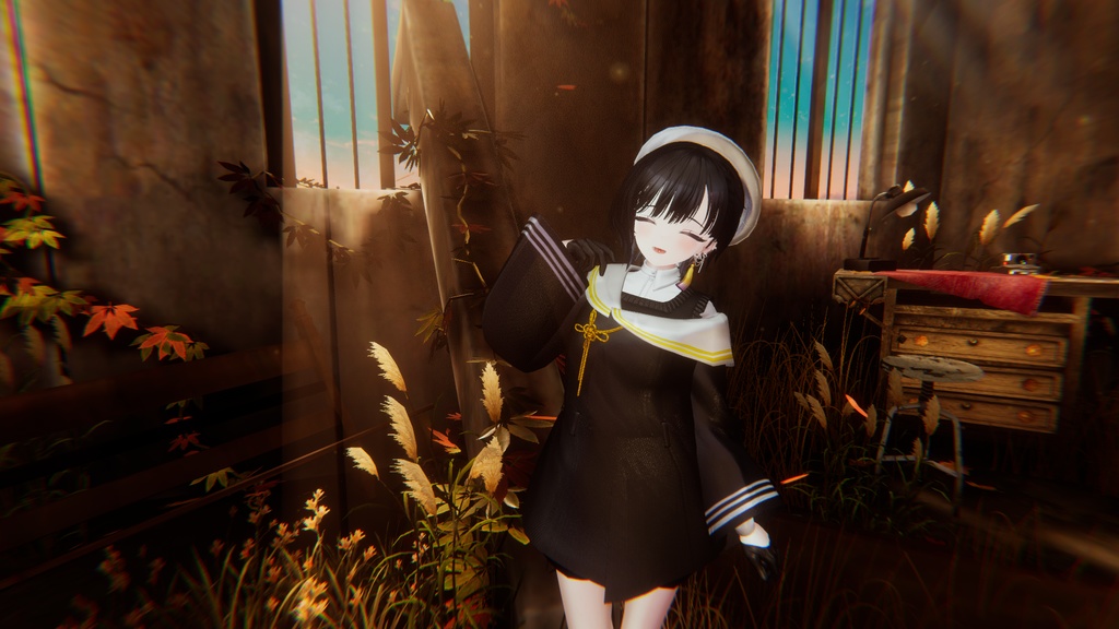 【発売セール!】デフォ衣装でも輝く!ビナア向けリアルマテリアル【poiyomi】