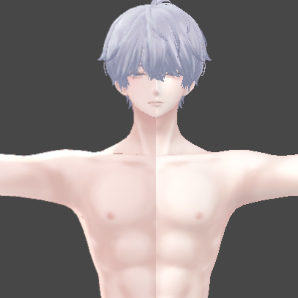 【販売セール】ソフトな肌に!liltoonでも馴染む汎用色白マテリアル【poiyomi】