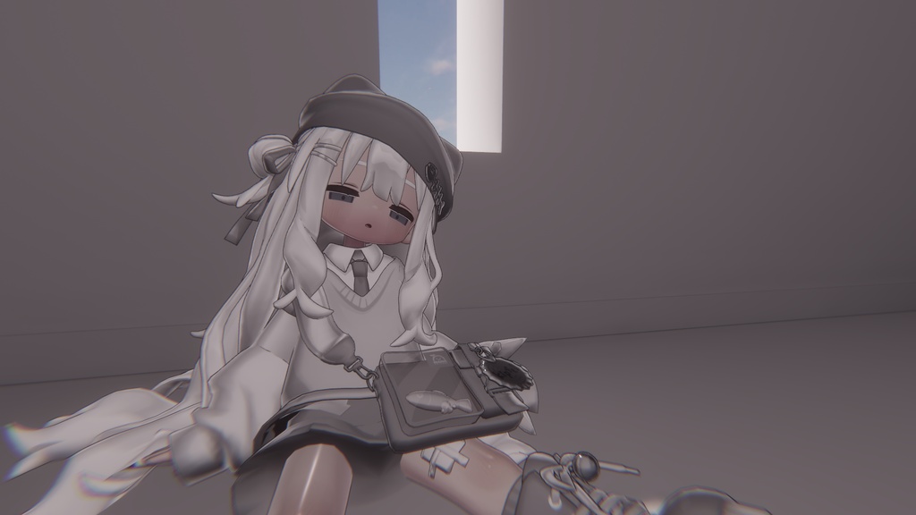 【販売セール!】🤍ボタン押すだけ簡単導入!まめフレンズ真っ白マテリアルプリセット🤍【liltoon】