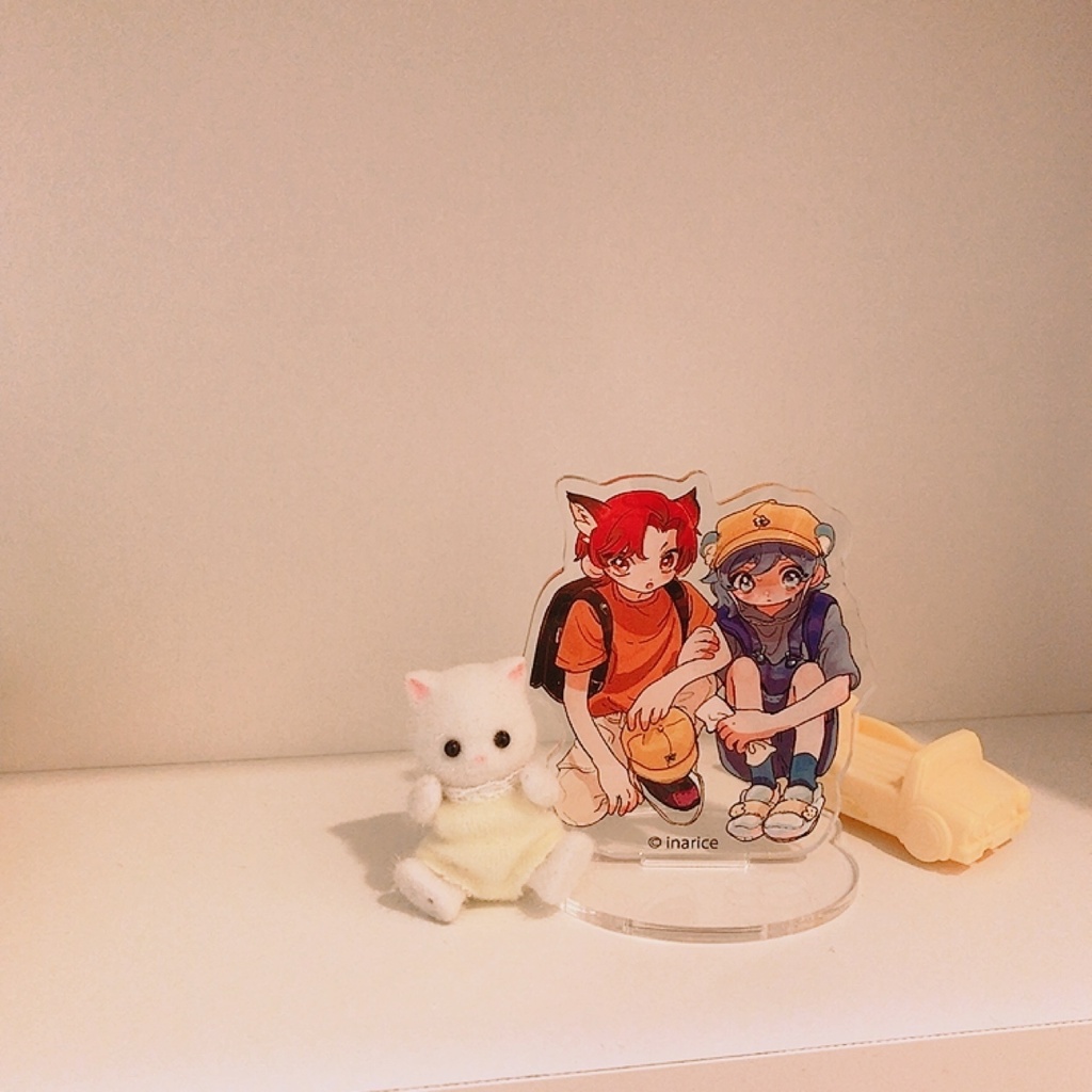 くまときつねのアクリルスタンド