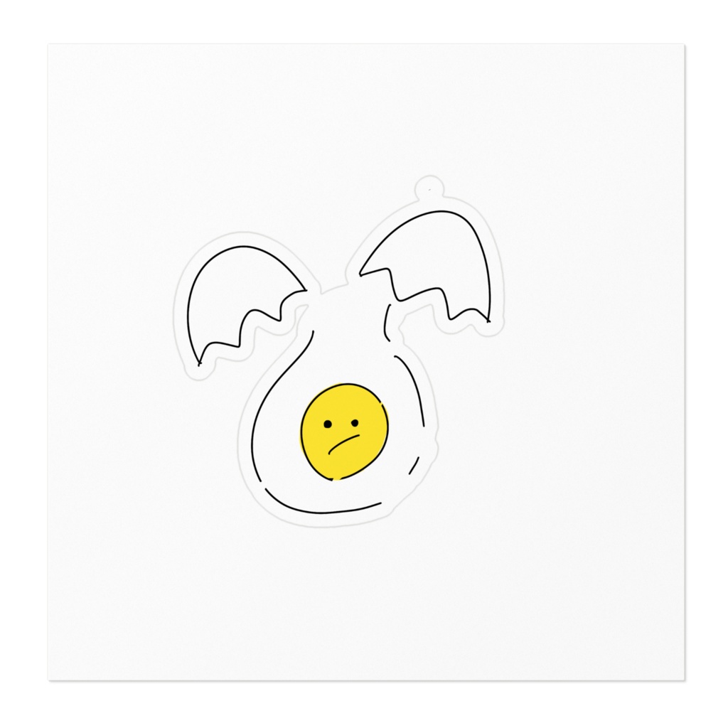 すねたたまごくんステッカー