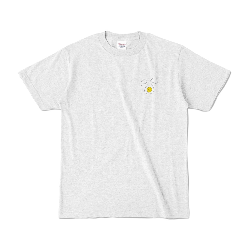 すねたたまごくんTシャツ ワンポイントバージョン