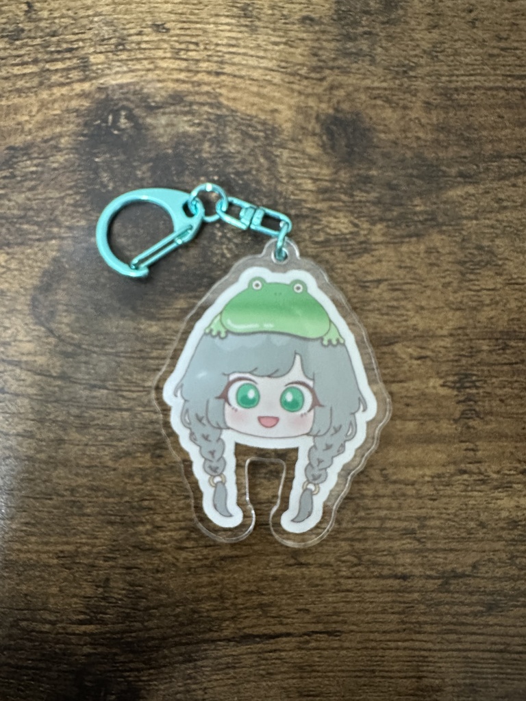 ひねもすキーホルダー（フレイクシール風）