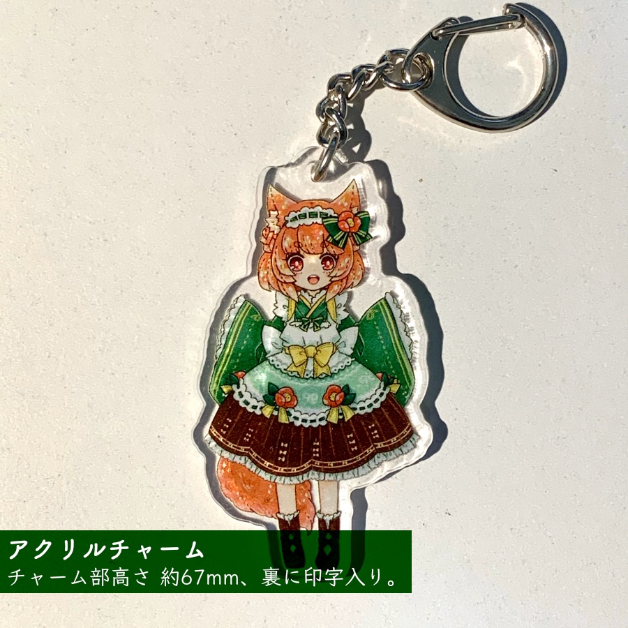 【アクリルグッズ、キャンバス等】宇治あずきちゃんグッズ【谷6Fab印刷グッズPRキャラ】