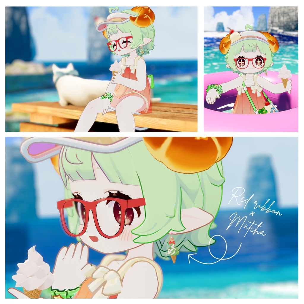 【FREE◇期間限定無料】ソフトクリーム&ピアスセット