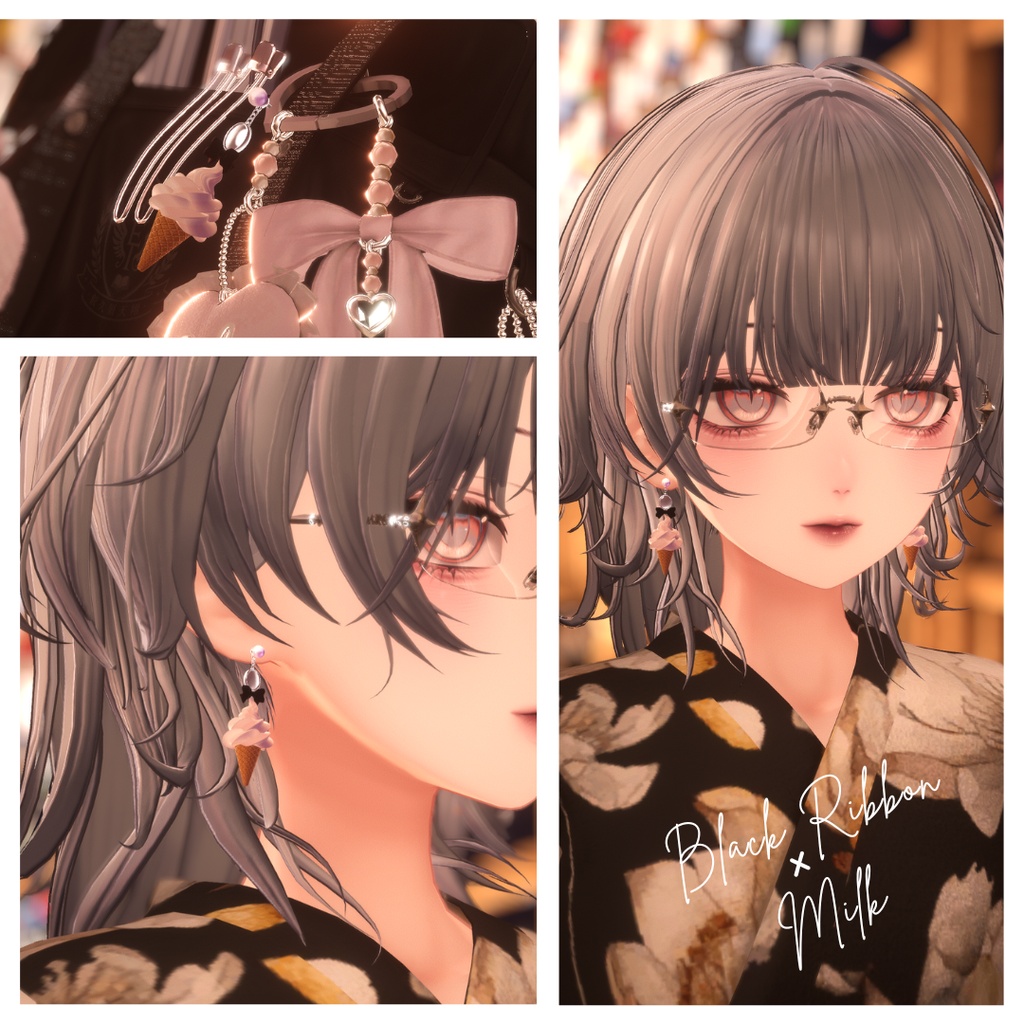 【FREE◇期間限定無料】ソフトクリーム&ピアスセット