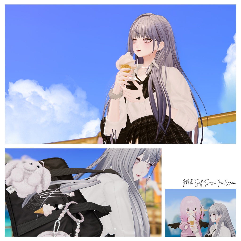 【FREE◇期間限定無料】ソフトクリーム&ピアスセット
