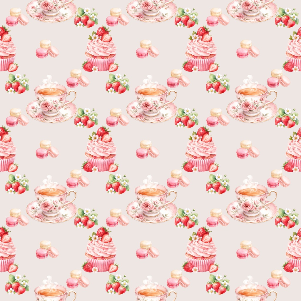 カフェ系やさしい色合いのデジタルペーパーセット