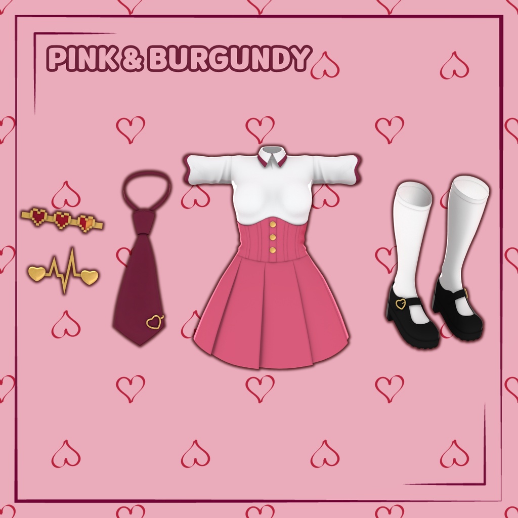 【Milltina対応】 Shape of Heart 3D衣装