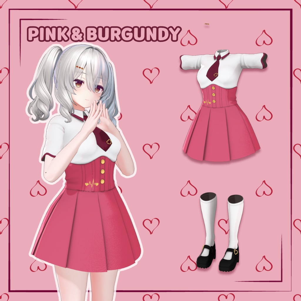 【Milltina対応】 Shape of Heart 3D衣装