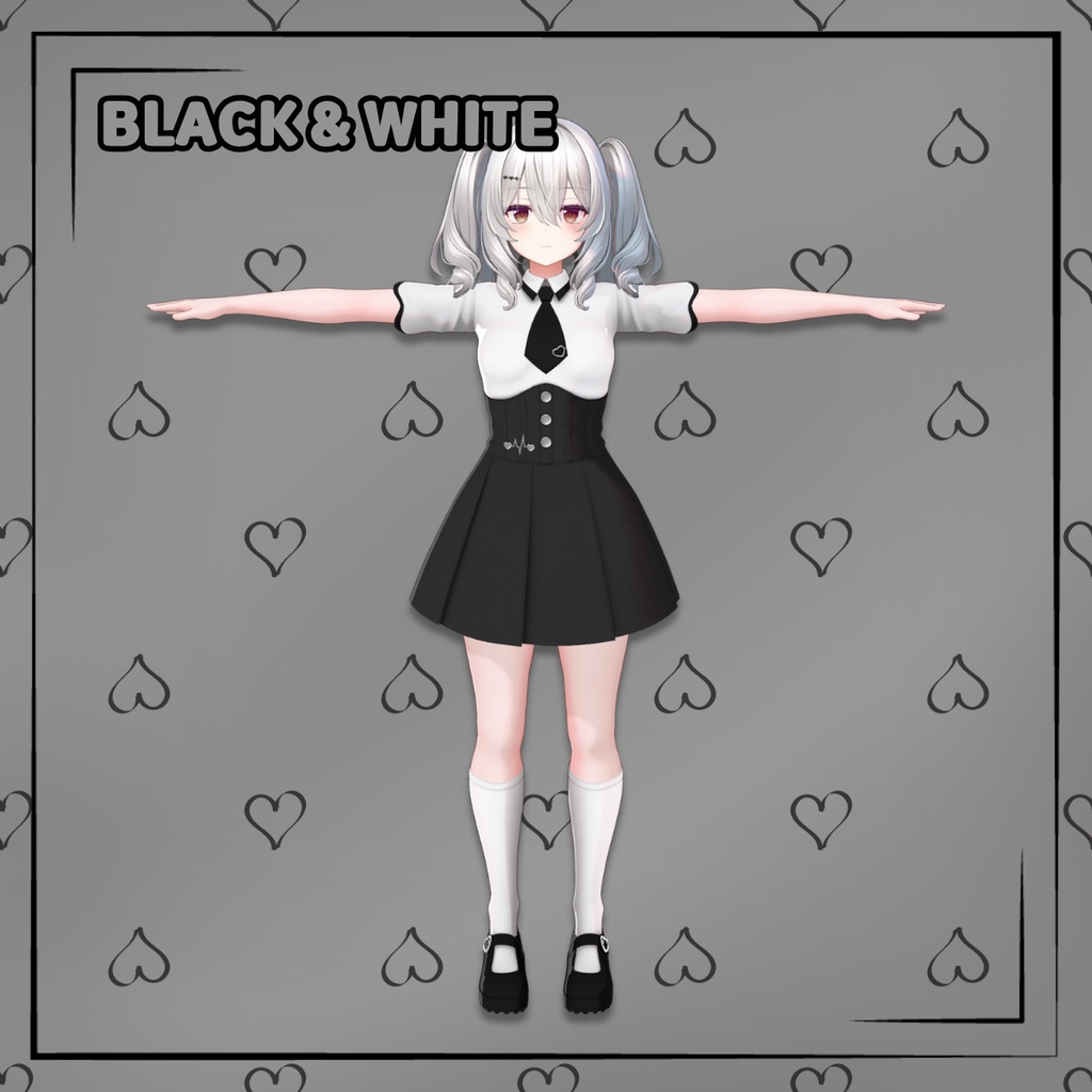 【Milltina対応】 Shape of Heart 3D衣装