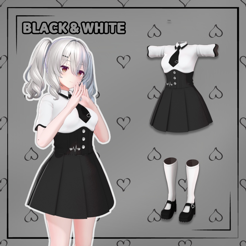 【Milltina対応】 Shape of Heart 3D衣装