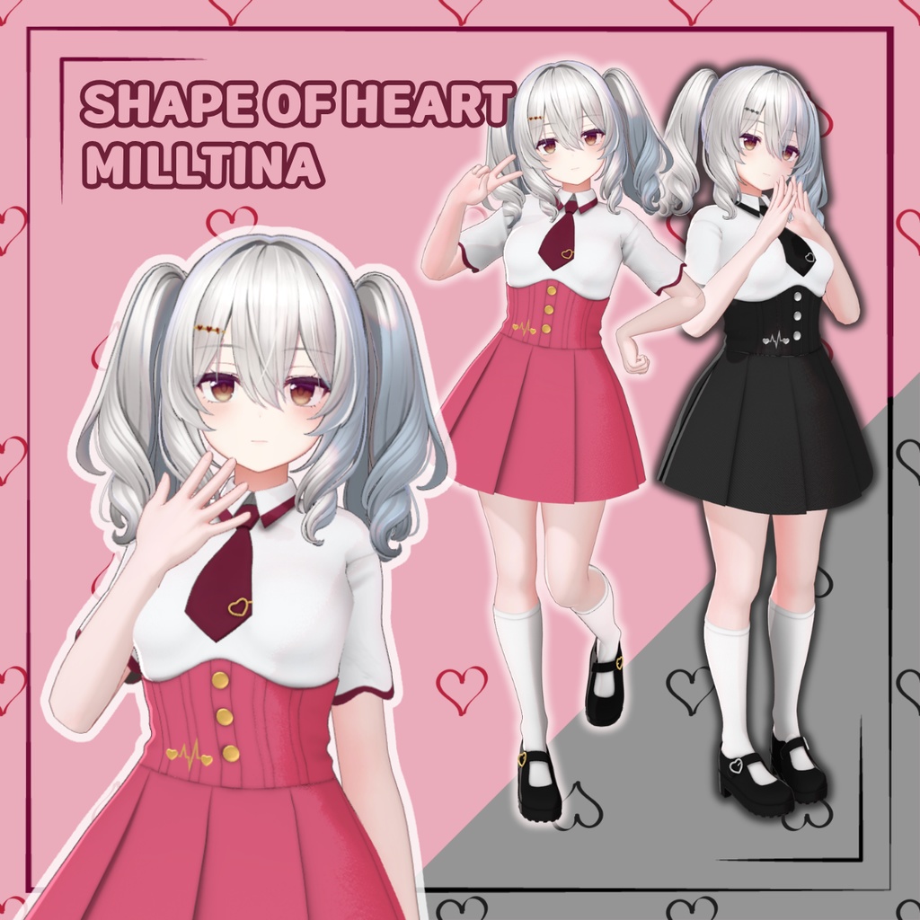 【Milltina対応】 Shape of Heart 3D衣装