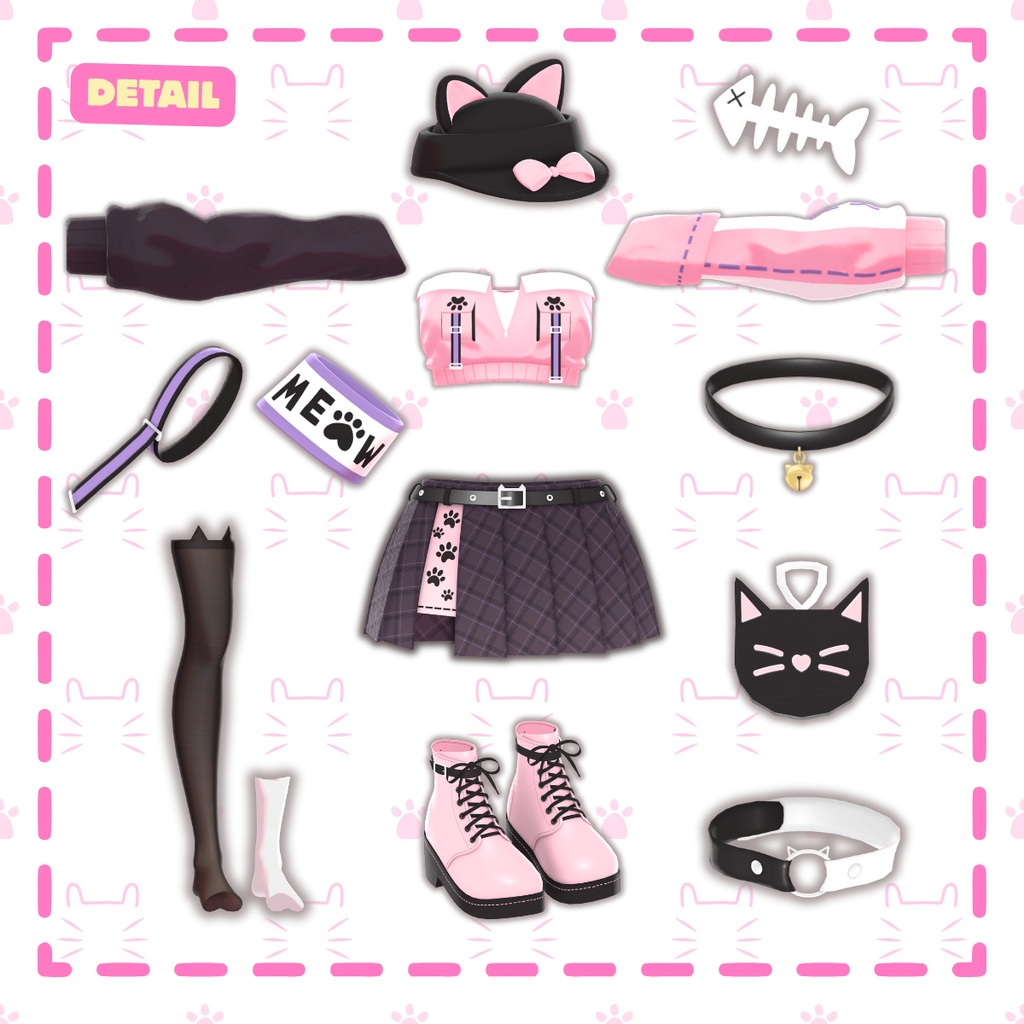 【4アバター対応】「PawketCat😺」