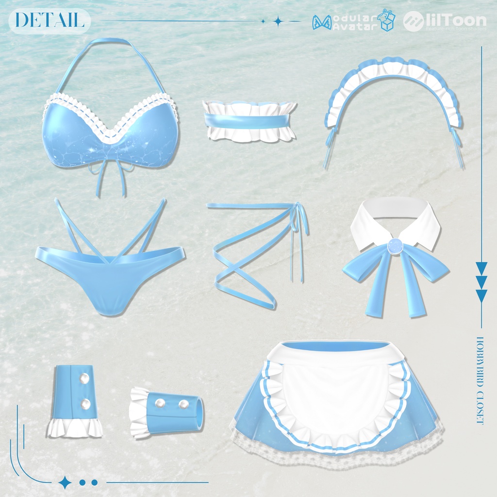 【9アバター対応】 Sea Maid 🌊👙【限定セール中】