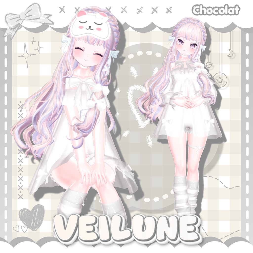 ❣️100円配布❣️【13人】 Veilune 【VRChat向け】
