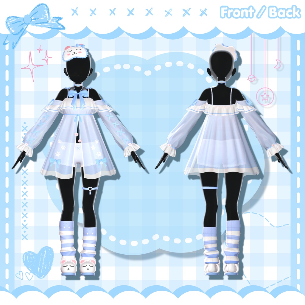 ❣️100円配布❣️【13人】 Veilune 【VRChat向け】