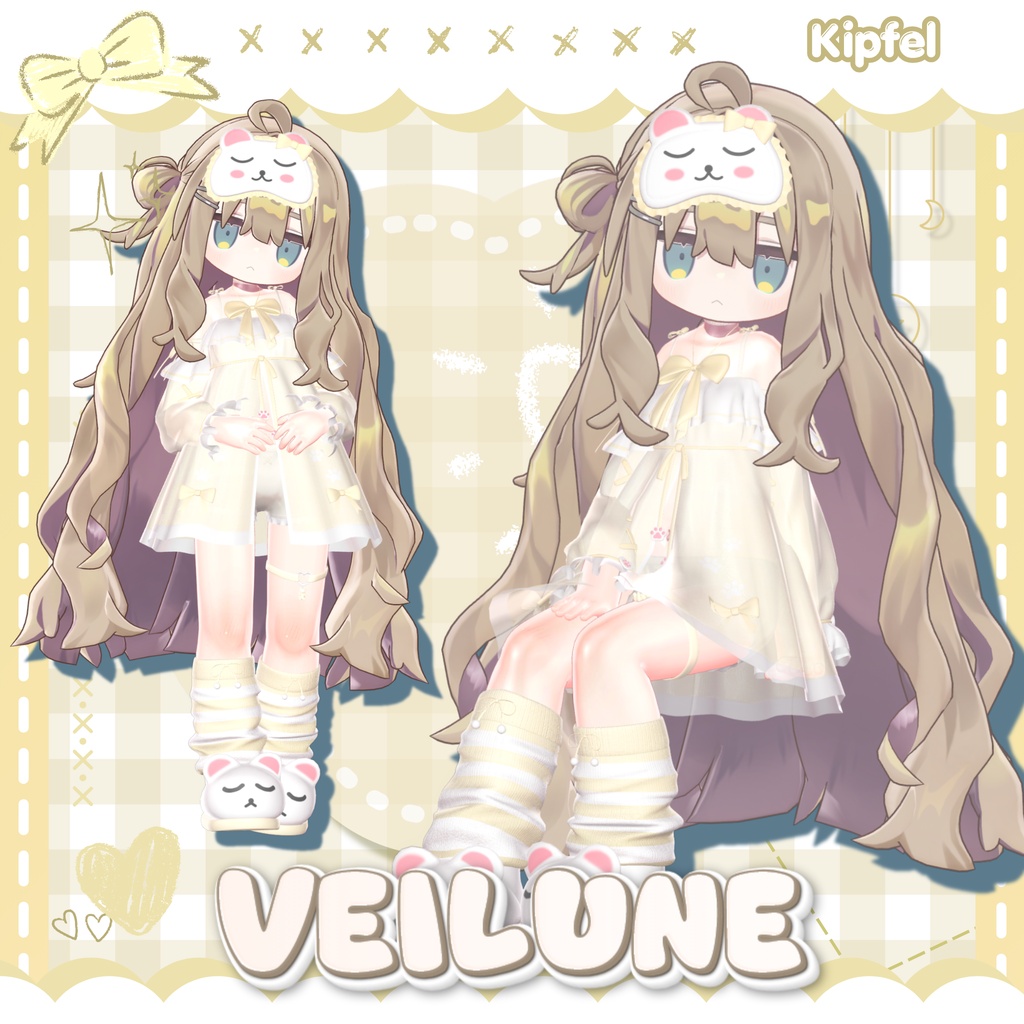 ❣️100円配布❣️【13人】 Veilune 【VRChat向け】