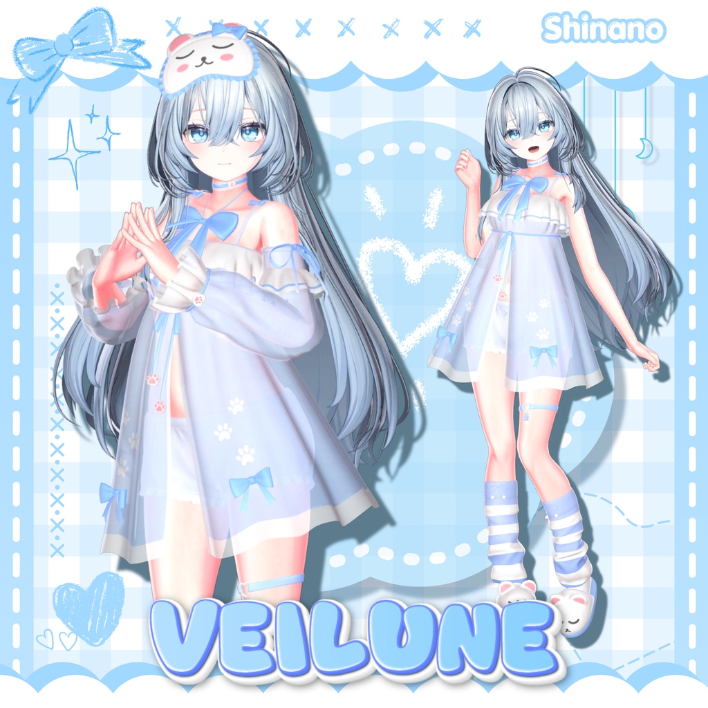 ❣️100円配布❣️【13人】 Veilune 【VRChat向け】