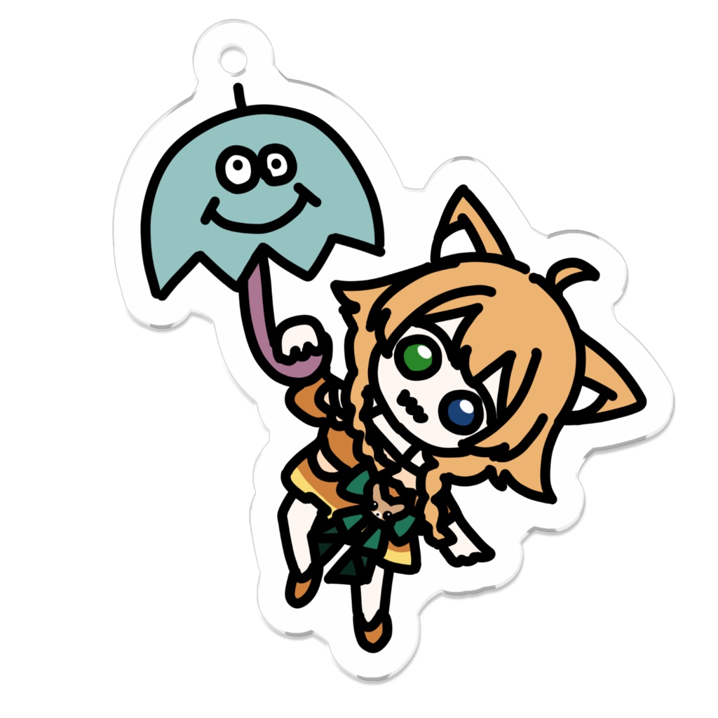 【蓮乃うに】傘教徒キーホルダー