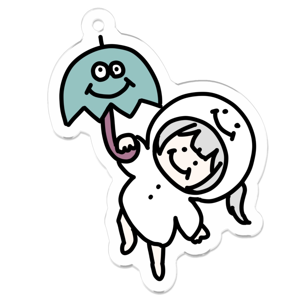 【しゃる】傘教徒キーホルダー