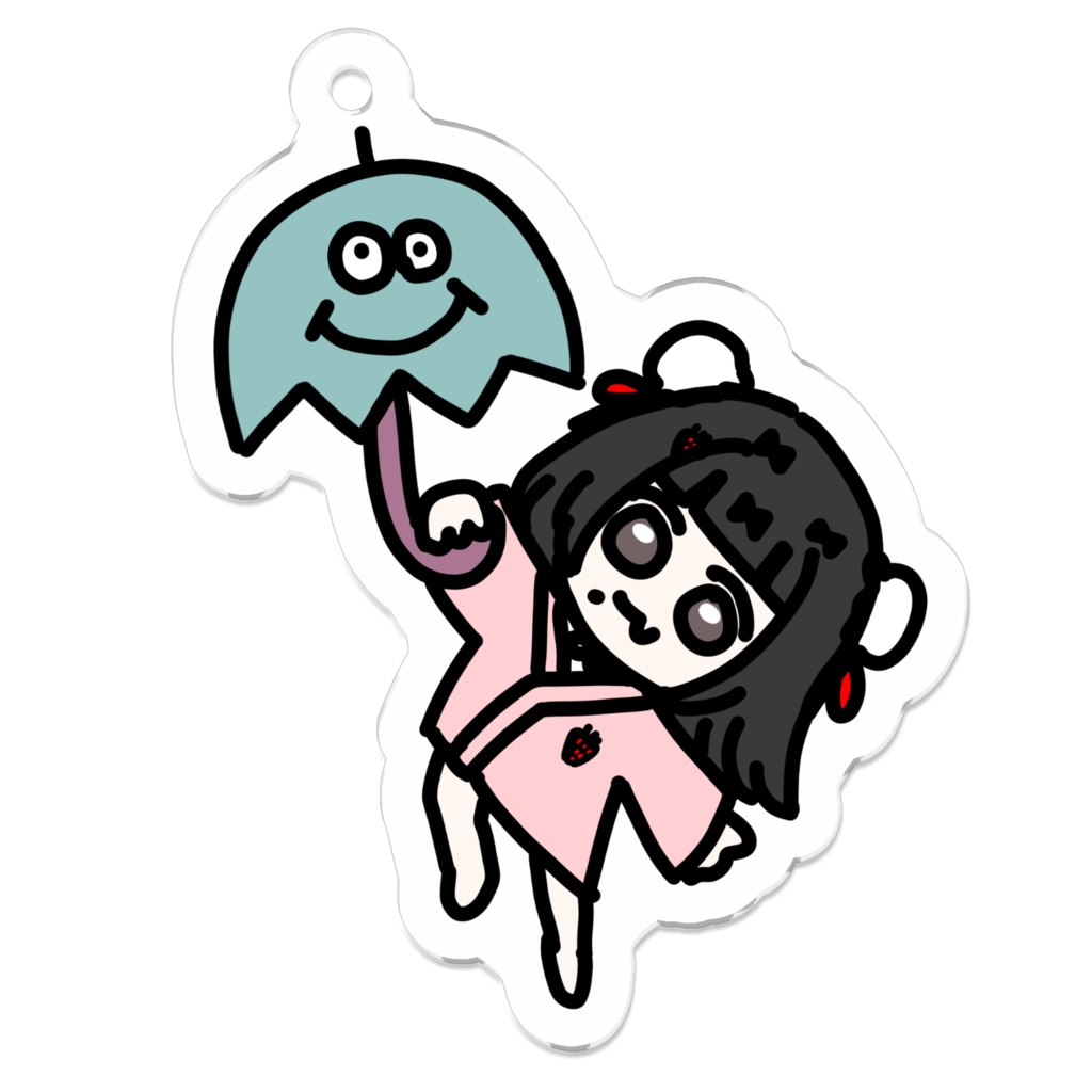 【ぺろねき!!!!!🍓👘】傘教徒キーホルダー