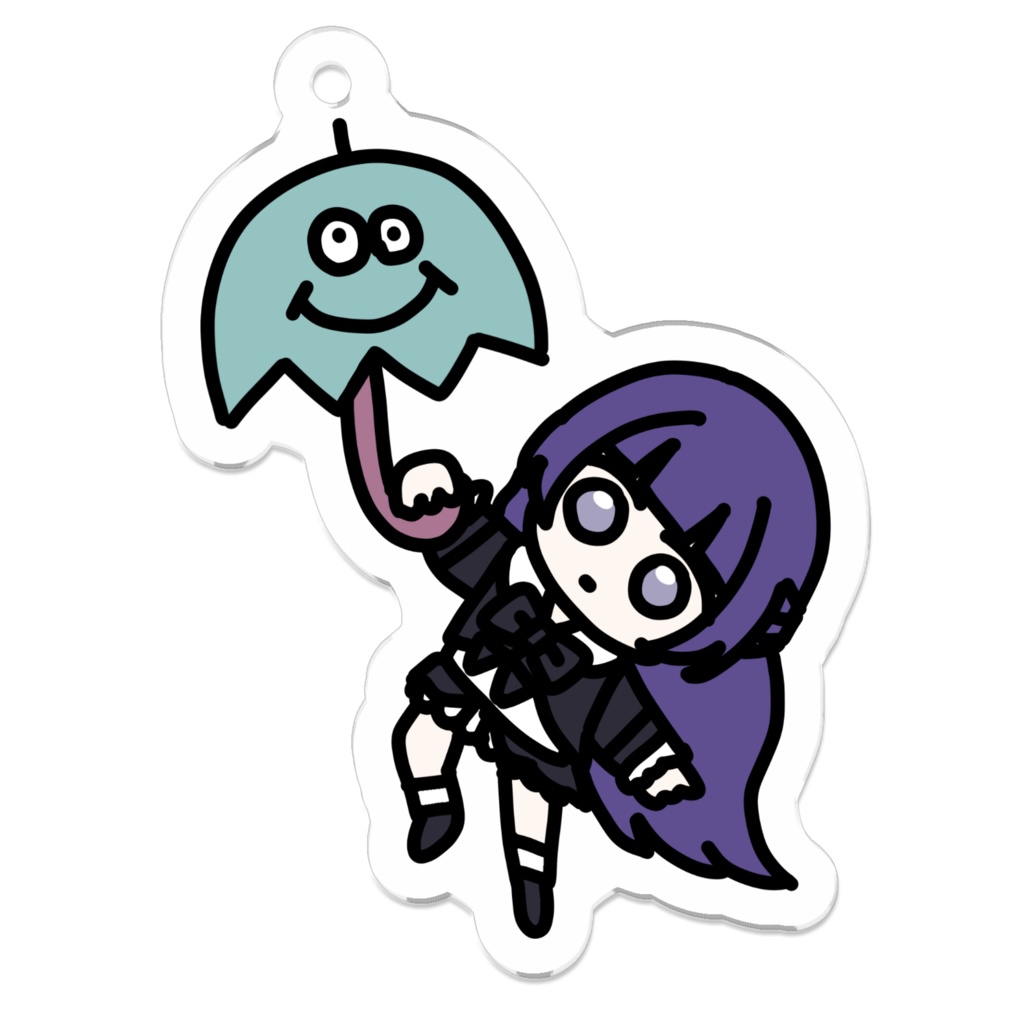 【ひびき】傘教徒キーホルダー