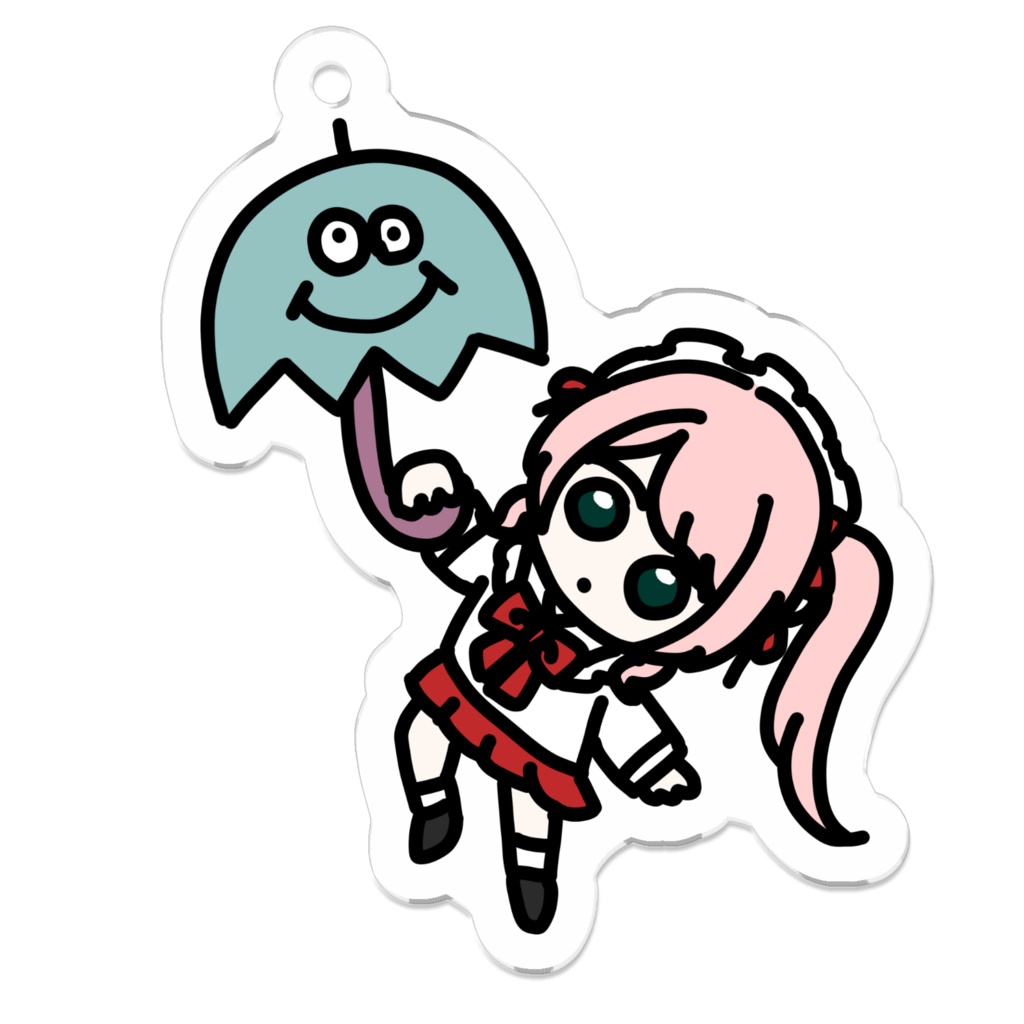 【おとめ】傘教徒キーホルダー