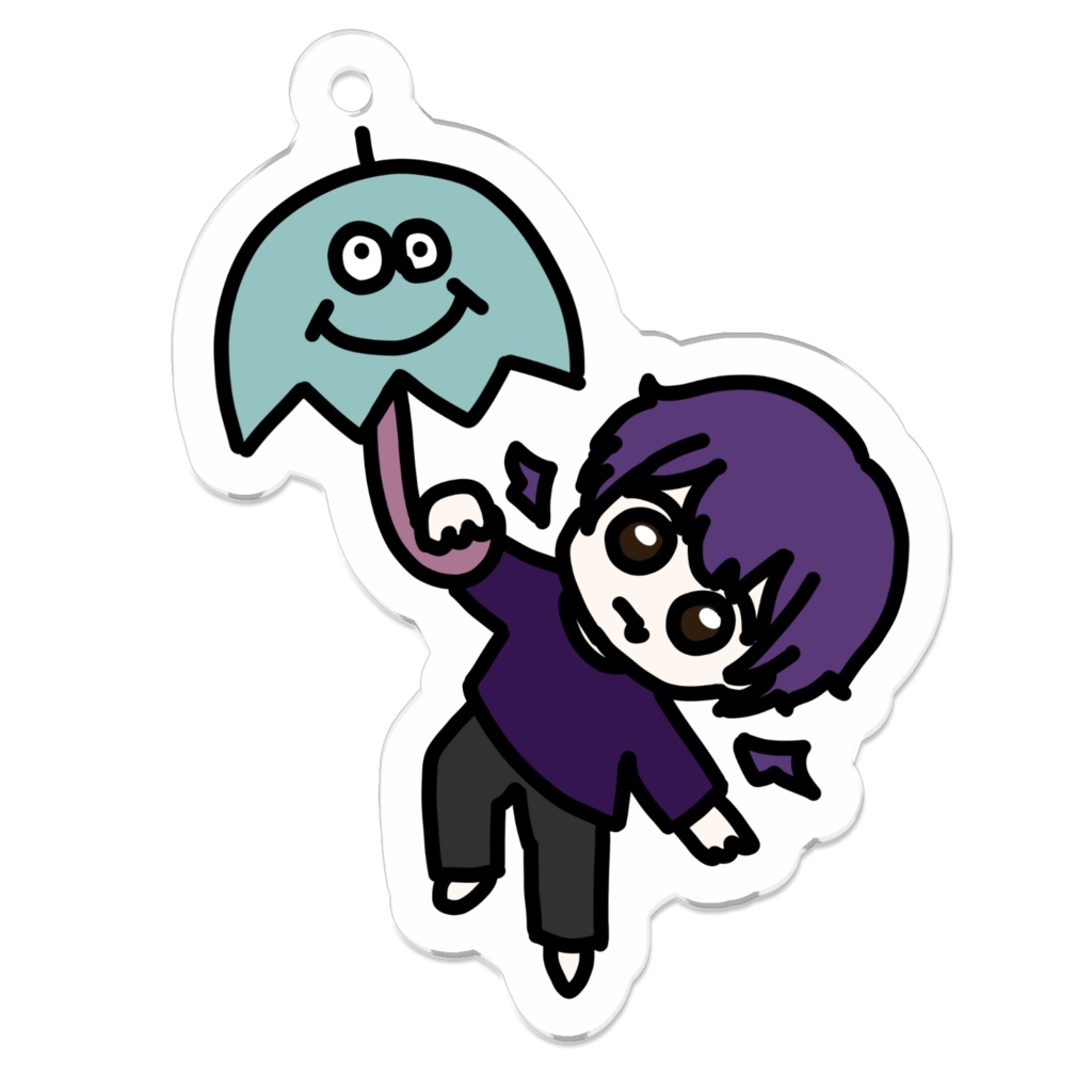 【でぃーん】傘教徒キーホルダー