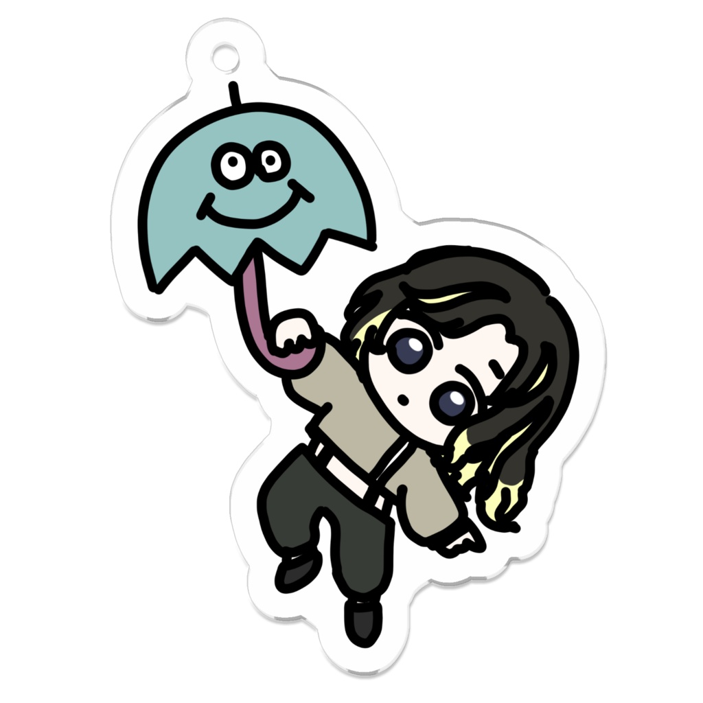 【らん】傘教徒キーホルダー