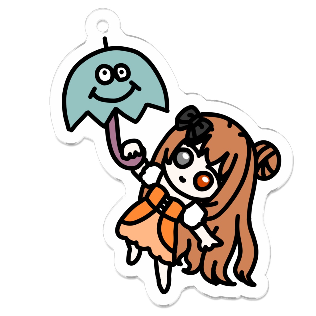 【あくび】傘教徒キーホルダー